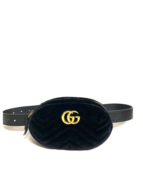 marsupio gucci nero falso